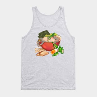 Drunk ramen cat Tank Top